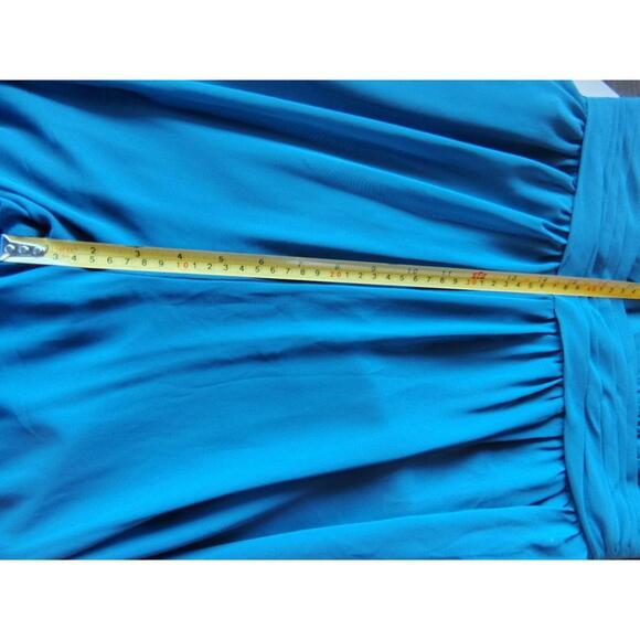 Azazie Blue jumper romper wedding Criss-Cross nwt size S David's Bridal Maid - Picture 7 of 9